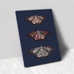 60 Inch Butterfly Wrapped Canvas Wall Art for Vertical Spaces 9 60 Inch Butterfly Wrapped Canvas Wall Art for Vertical Spaces