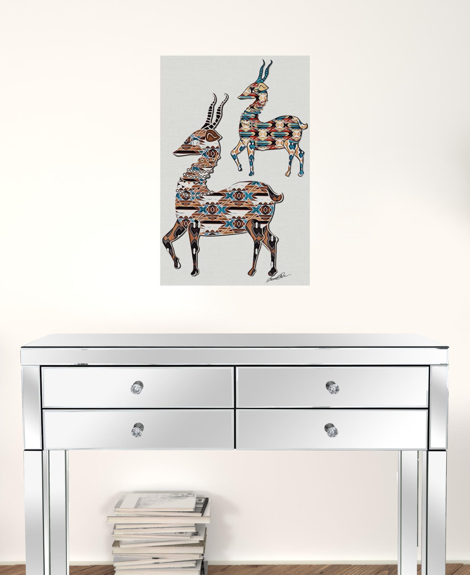 18 x 24 Deer Canvas Print Wall Art 2 18 x 24 Deer Canvas Print Wall Art - Image 2