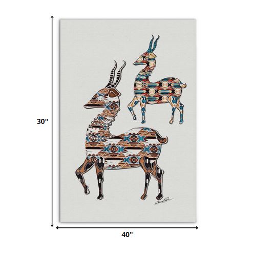 30 Inch Deer Canvas Wall Art for Stylish Home Decor 6 30 Inch Deer Canvas Wall Art for Stylish Home Decor - Image 6
