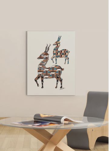 30 Inch Deer Canvas Wall Art for Stylish Home Decor 5 30 Inch Deer Canvas Wall Art for Stylish Home Decor - Image 5