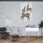 60 Inch Deer Canvas Wall Art for Stylish Home Decor 8 60 Inch Deer Canvas Wall Art for Stylish Home Decor