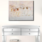 24" x 36" Horizontal Horse Canvas Wall Art Decor