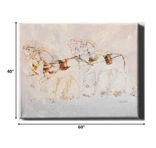 40 x 60 Horse Canvas Wall Art for Rustic Decor 5 40 x 60 Horse Canvas Wall Art for Rustic Decor - Image 5