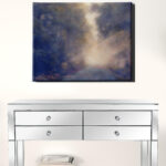 24-Inch x 36-Inch Contemporary Stretched Canvas Wall Art