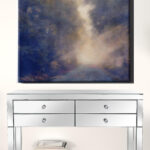 30-Inch x 40-Inch Contemporary Multicolor Wrapped Canvas Wall Art