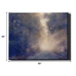 30-Inch x 40-Inch Contemporary Multicolor Wrapped Canvas Wall Art