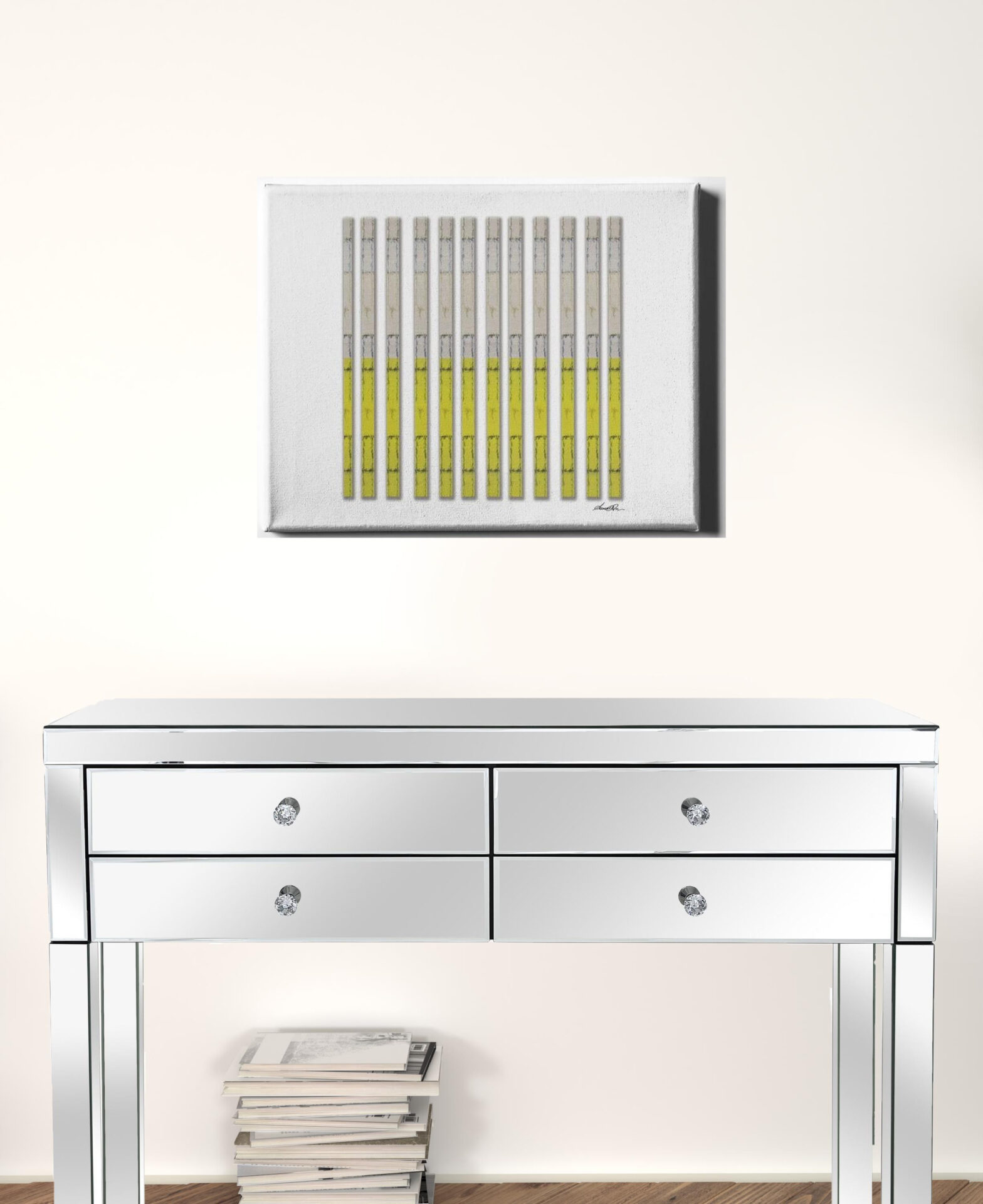 18-inch Horizontal Wrapped Canvas Wall Art for Contemporary Spaces 2 18-inch Horizontal Wrapped Canvas Wall Art for Contemporary Spaces - Image 2