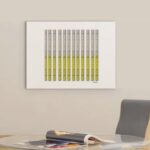 40-Inch x 60-Inch Contemporary Horizontal Wrapped Canvas Wall Art