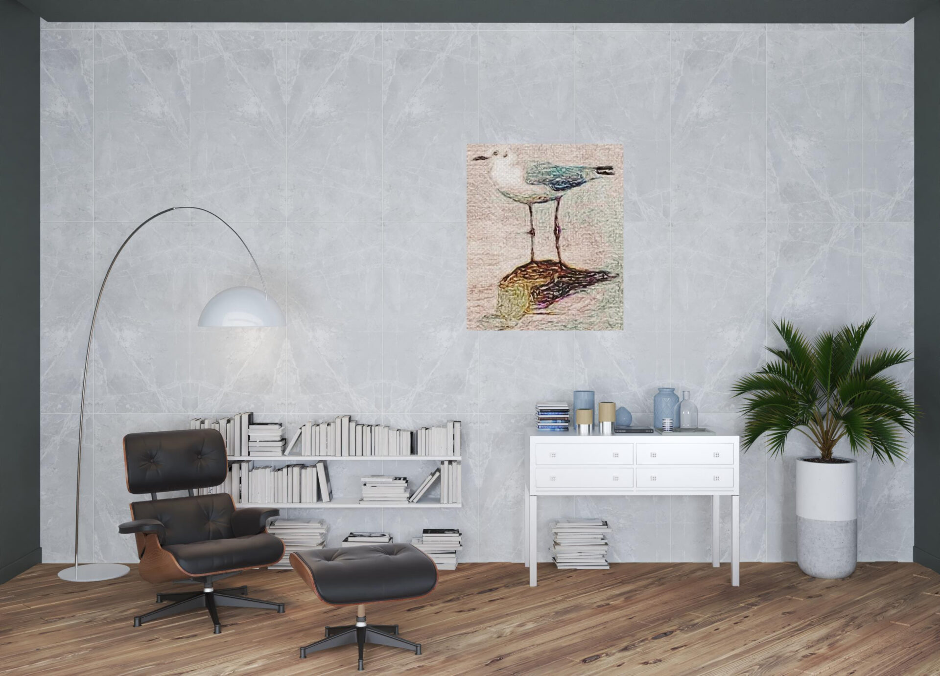 30 Inch Bird Canvas Wall Art for Vertical Display 2 30 Inch Bird Canvas Wall Art for Vertical Display - Image 2