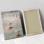 60 x 40 Colorful Bird Wrapped Canvas Wall Art