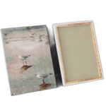 60 x 40 Colorful Bird Wrapped Canvas Wall Art