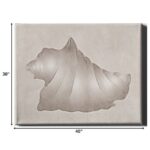 30-Inch Contemporary Horizontal Wrapped Canvas Wall Art Print