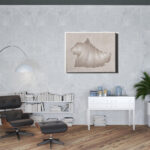40-Inch x 60-Inch Contemporary Wrapped Canvas Wall Art