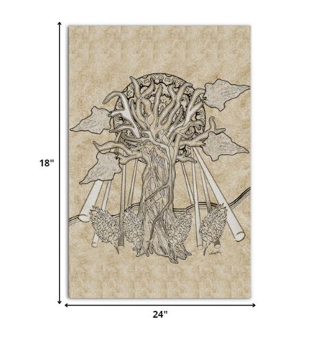 18”x24” Contemporary Acrylic Trees Canvas Wall Art 5 18”x24” Contemporary Acrylic Trees Canvas Wall Art - Image 5