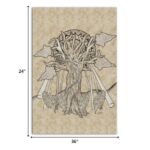 36” Contemporary Vertical Tree Canvas Wall Art Decor 12 36” Contemporary Vertical Tree Canvas Wall Art Decor