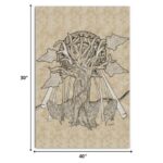 30” Vertical Canvas Wall Art – Trees Design