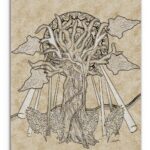 40-Inch Modern Acrylic Trees Canvas Wall Art 7 40-Inch Modern Acrylic Trees Canvas Wall Art