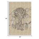 40-Inch Modern Acrylic Trees Canvas Wall Art 12 40-Inch Modern Acrylic Trees Canvas Wall Art