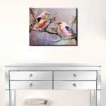 Bird-Inspired Wrapped Canvas Wall Art – 18" x 24" 7 Bird-Inspired Wrapped Canvas Wall Art – 18" x 24"