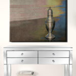 30-Inch Contemporary Cocktail Wall Art on Stretched Canvas