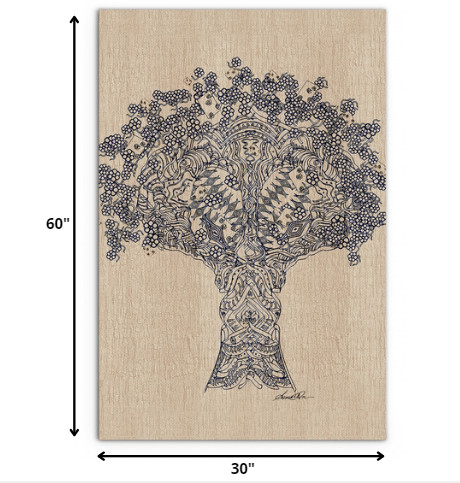 Spiritual Wrapped Canvas Wall Art, 40" x 60" Vertical 6 Spiritual Wrapped Canvas Wall Art, 40" x 60" Vertical - Image 6