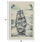 24-Inch x 36-Inch Contemporary Canvas Wall Art Decor