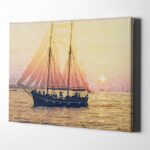 24-Inch x 36-Inch Contemporary Multicolor Canvas Wall Art Decor
