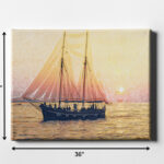 24-Inch x 36-Inch Contemporary Multicolor Canvas Wall Art Decor