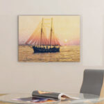 24-Inch x 36-Inch Contemporary Multicolor Canvas Wall Art Decor