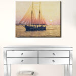 24-Inch x 36-Inch Contemporary Multicolor Canvas Wall Art Decor