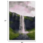 24" x 36" Vibrant Multicolor Wrapped Canvas Wall Art