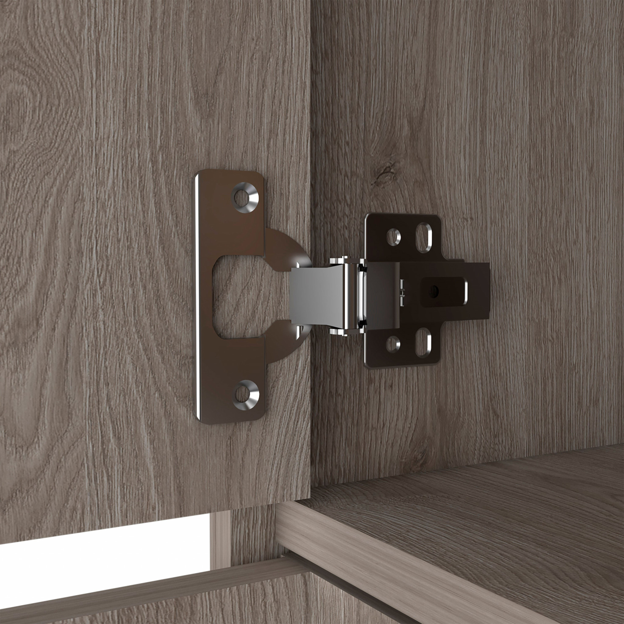 Light Gray Contemporary Bar Cabinet with Two Door Panels 11 Light Gray Contemporary Bar Cabinet with Two Door Panels