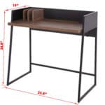 Modern Brown and Black Desk with USB Ports and Storage 10 Modern Brown and Black Desk with USB Ports and Storage