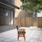 20" Black and Natural Wood Director Chair with Cushion