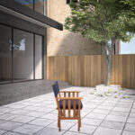 20" Navy Blue and Natural Wood Director Chair with Cushion