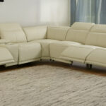 138 Inch Beige Italian Leather Power Reclining U Shaped Sectional (7 Piece) 11 138 Inch Beige Italian Leather Power Reclining U Shaped Sectional (7 Piece)