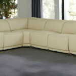 138 Inch Beige Italian Leather Power Reclining U Shaped Sectional 11 138 Inch Beige Italian Leather Power Reclining U Shaped Sectional