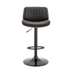 24 Inch Adjustable Swivel Faux Leather Bar Stool 10 24 Inch Adjustable Swivel Faux Leather Bar Stool