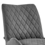 43 Inch Charcoal and Black Iron Bar Stool 16 43 Inch Charcoal and Black Iron Bar Stool