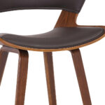 27 Inch Iron Low Back Counter Height Bar Stool