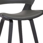 27 Inch Gray and Black Iron Low Back Bar Stool 16 27 Inch Gray and Black Iron Low Back Bar Stool