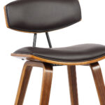29-Inch Brown Low Back Bar Height Bar Stool 16 29-Inch Brown Low Back Bar Height Bar Stool
