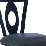 46 Inch Gray Faux Leather Swivel Bar Stool With Back 17 46 Inch Gray Faux Leather Swivel Bar Stool With Back
