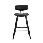 29-Inch Black Iron Low Back Bar Height Bar Stool 15 29-Inch Black Iron Low Back Bar Height Bar Stool