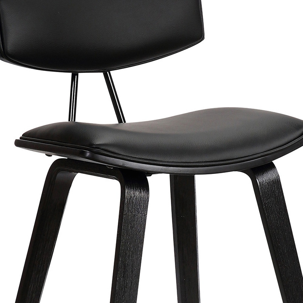 29-Inch Black Iron Low Back Bar Height Bar Stool 7 29-Inch Black Iron Low Back Bar Height Bar Stool - Image 7