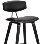 29-Inch Black Iron Low Back Bar Height Bar Stool 17 29-Inch Black Iron Low Back Bar Height Bar Stool