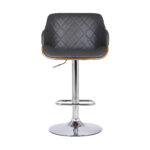 Adjustable Gray and Silver Low Back Swivel Bar Stool 12 Adjustable Gray and Silver Low Back Swivel Bar Stool