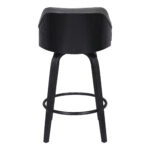 30 Inch Gray and Black Swivel Iron Bar Stool 15 30 Inch Gray and Black Swivel Iron Bar Stool