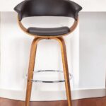 27 Inch Brown Faux Leather Swivel Counter Height Bar Stool 10 27 Inch Brown Faux Leather Swivel Counter Height Bar Stool