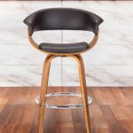 31 Inch Brown Faux Leather Swivel Low Back Bar Stool 10 31 Inch Brown Faux Leather Swivel Low Back Bar Stool